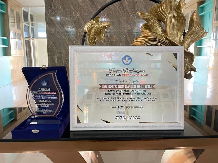 Penghargaan dari BPMP, Pengakuan dan Wujud Komitmen UBM Gorontalo